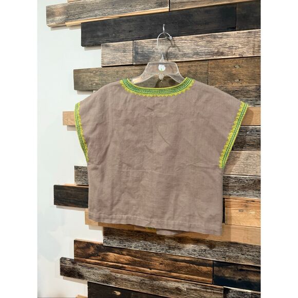 Gudrun Sjoden embroidered vest size Medium - Picture 2 of 7